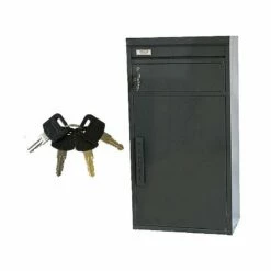 Safepost 65 TIAMAT Paketkasten Anthrazit Inklusive 4 Schlüssel