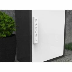 Safepost 65 TIAMAT Paketkasten Schwarz Weiß Inklusive 2 Schlüssel -Türschilder aus Edelstahl Geschäft safepost 65 tiamat paketkasten schwarz weiss inklusive 2 schluessel3