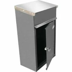 Safepost 854 TIAMAT Briefkasten Anthrazit Grau Inklusive 2 Schlüssel -Türschilder aus Edelstahl Geschäft safepost 854 tiamat briefkasten anthrazit grau inklusive 2 schluessel5