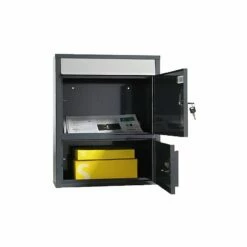 Safepost 921 TIAMAT Briefkasten Mit Paketfach Anthrazit -Türschilder aus Edelstahl Geschäft safepost 921 tiamat briefkasten mit paketfach anthrazit4