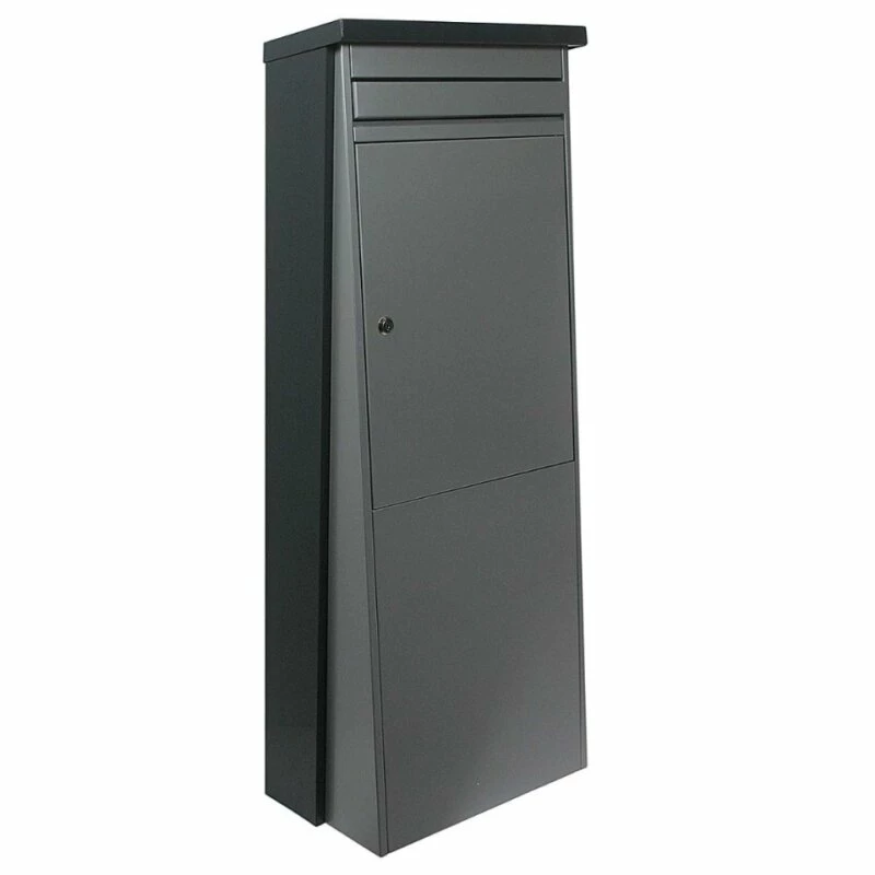 SafePost Eurotrend No.1 Großer Standbriefkasten Anthrazit & Silbergrau 901155 1 SafePost Eurotrend No.1 Großer Standbriefkasten Anthrazit & Silbergrau 901155