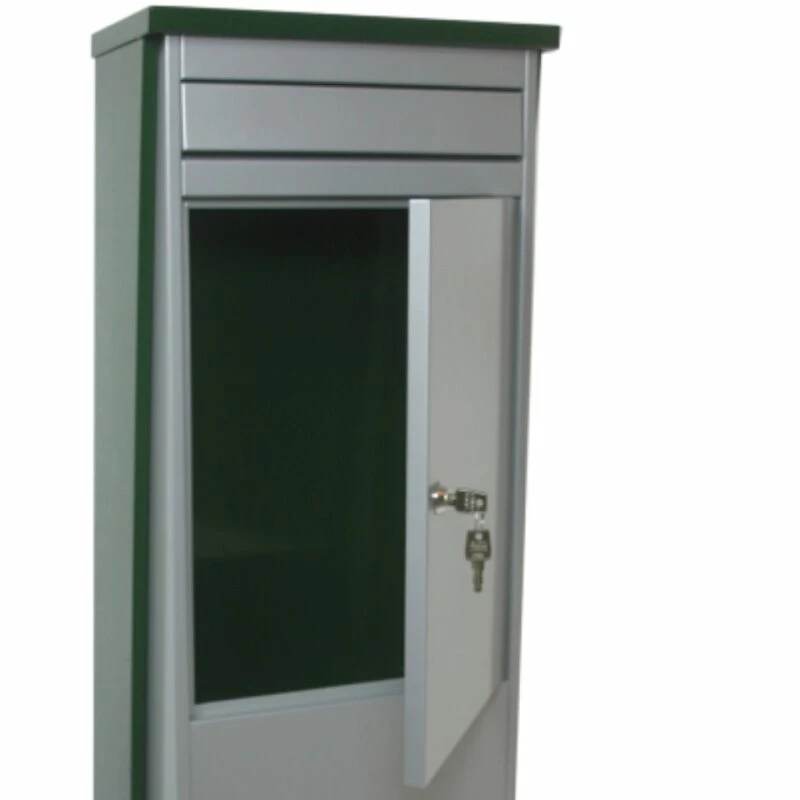 SafePost Eurotrend No.1 Großer Standbriefkasten Anthrazit & Silbergrau 901155 4 SafePost Eurotrend No.1 Großer Standbriefkasten Anthrazit & Silbergrau 901155 – Bild 4