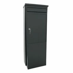 SafePost Eurotrend No.1 Großer Standbriefkasten Anthrazit -Türschilder aus Edelstahl Geschäft safepost eurotrend no1 grosser standbriefkasten anthrazit5