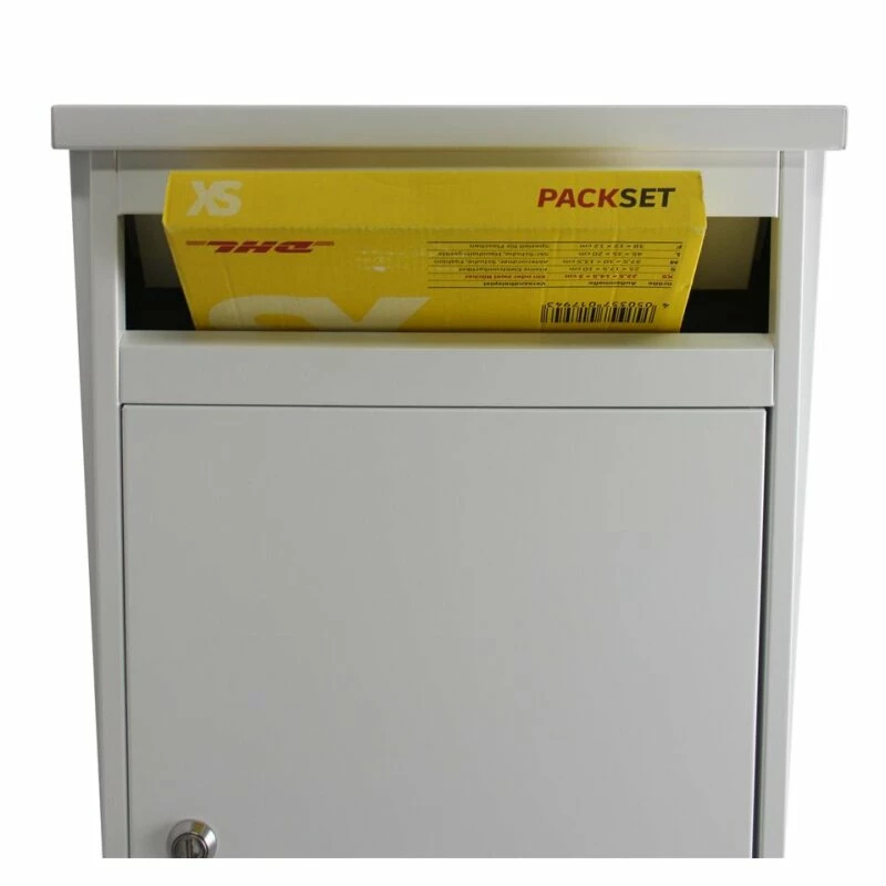 SafePost Eurotrend No.1 Großer Standbriefkasten Weiss 6 SafePost Eurotrend No.1 Großer Standbriefkasten Weiss – Bild 6