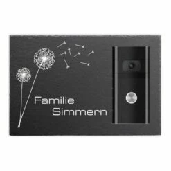 Schiefer Schild Für Videotürklingel Selbst Gestalten 300x200mm -Türschilder aus Edelstahl Geschäft schiefer schild fuer videotuerklingel selbst gestalten 300x200mm2