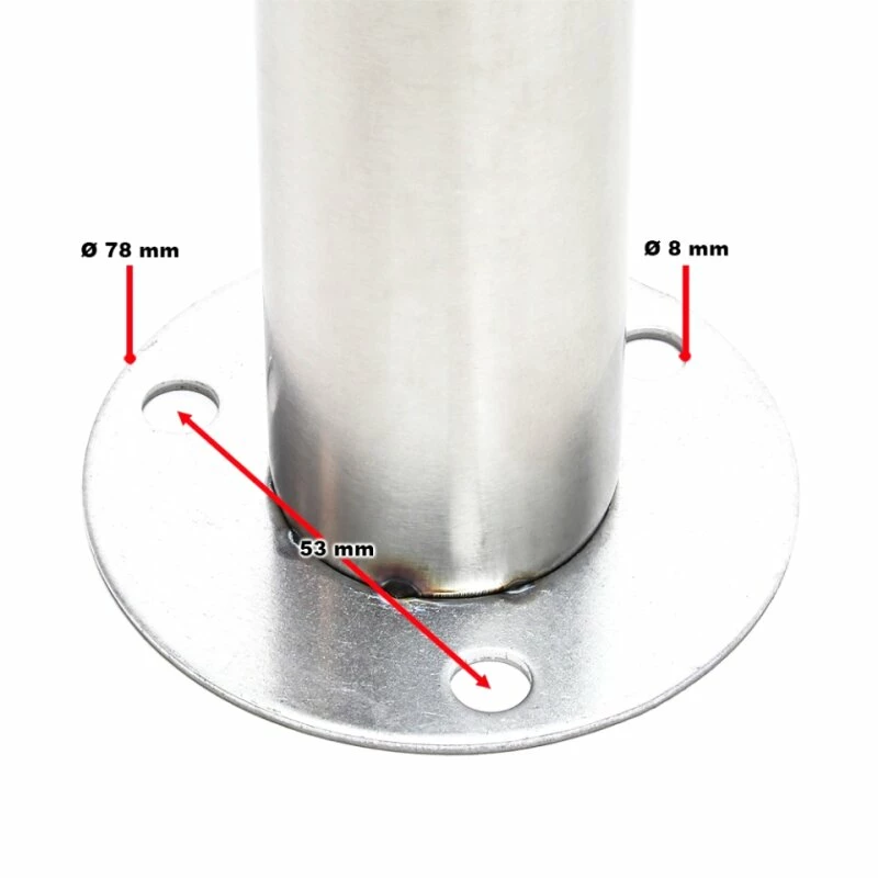 Ständer Standfuß EDELSTAHL Für Briefkasten Postbox Briefkastenständer 4 Ständer Standfuß EDELSTAHL Für Briefkasten Postbox Briefkastenständer – Bild 4