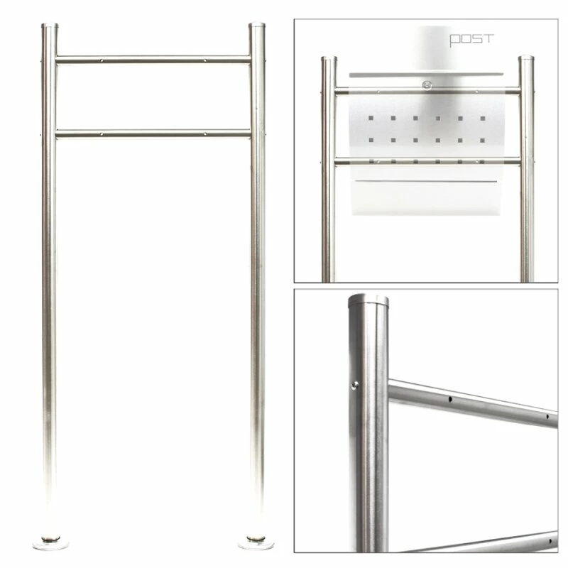 Ständer Standfuß EDELSTAHL Für Briefkasten Postbox Briefkastenständer 6 Ständer Standfuß EDELSTAHL Für Briefkasten Postbox Briefkastenständer – Bild 6