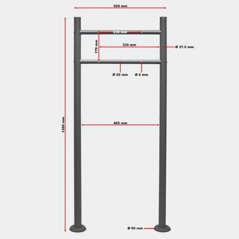 Standbriefkasten ANTHRAZIT GRAU RAL 7016 Mit Beschriftung Toppy2 2 Standbriefkasten ANTHRAZIT GRAU RAL 7016 Mit Beschriftung Toppy2 – Bild 2