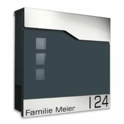 Standbriefkasten ANTHRAZIT GRAU RAL 7016 Mit Beschriftung Toppy2 11 Standbriefkasten ANTHRAZIT GRAU RAL 7016 Mit Beschriftung Toppy2 -Türschilder aus Edelstahl Geschäft standbriefkasten anthrazit grau ral 7016 mit beschriftung toppy26
