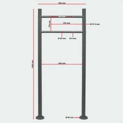 Standbriefkasten ANTHRAZIT GRAU RAL 7016 Mit Beschriftung Toppy3 -Türschilder aus Edelstahl Geschäft standbriefkasten anthrazit grau ral 7016 mit beschriftung toppy34