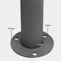 Standbriefkasten ANTHRAZIT GRAU RAL 7016 Mit Beschriftung Toppy4 -Türschilder aus Edelstahl Geschäft standbriefkasten anthrazit grau ral 7016 mit beschriftung toppy43