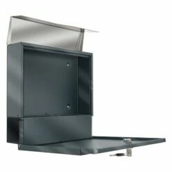 Standbriefkasten ANTHRAZIT Mit Beschriftung Briefkasten Postkasten Tirros -Türschilder aus Edelstahl Geschäft standbriefkasten anthrazit mit beschriftung briefkasten postkasten tirros2