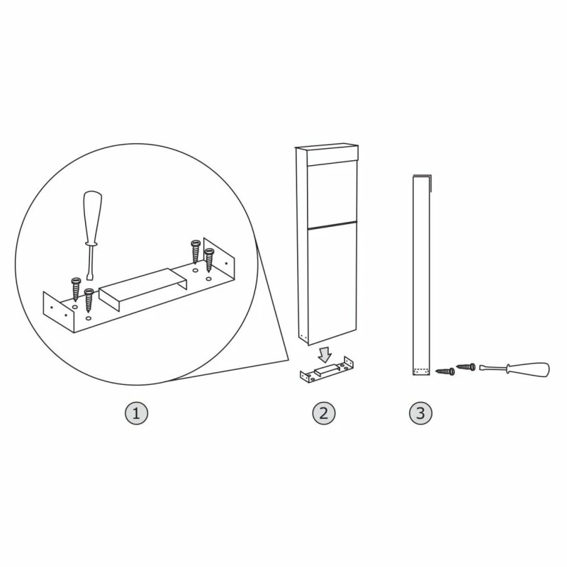 Standbriefkasten Briefkasten Weiß RAL 9016 Inkl. Edelstahl Lasercut Namensblende 5 Standbriefkasten Briefkasten Weiß RAL 9016 Inkl. Edelstahl Lasercut Namensblende – Bild 5