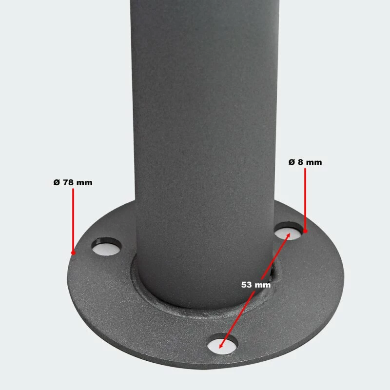 Standbriefkasten Mit FUNKKLINGEL ANTHRAZIT Benedikt 5 Standbriefkasten Mit FUNKKLINGEL ANTHRAZIT Benedikt – Bild 5