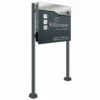 Standbriefkasten Mit FUNKKLINGEL ANTHRAZIT Linus