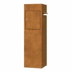 Standbriefkasten Paketkasten Postbox Cortenstahl RAL 8001 -Türschilder aus Edelstahl Geschäft standbriefkasten paketkasten postbox cortenstahl ral 80013