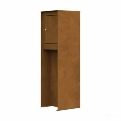 Standbriefkasten Paketkasten Postbox Paket Cortenstahl RAL 8001 -Türschilder aus Edelstahl Geschäft standbriefkasten paketkasten postbox paket cortenstahl ral 80013