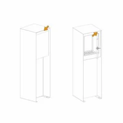 Standbriefkasten Paketkasten Postbox Paket Cortenstahl RAL 8001 -Türschilder aus Edelstahl Geschäft standbriefkasten paketkasten postbox paket cortenstahl ral 80016