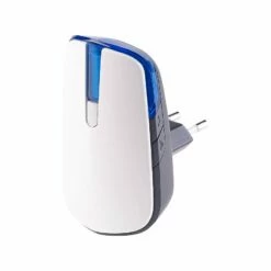 Steckdosen-Funkklingel Mit Kinetischem Funk-Taster Licht & Ton -Türschilder aus Edelstahl Geschäft steckdosen funkklingel mit kinetischem funk taster licht ton2