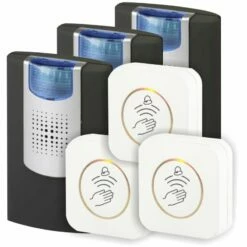 Touchless Funkklingel Mit EMPFÄNGER HX Serie Flashlight