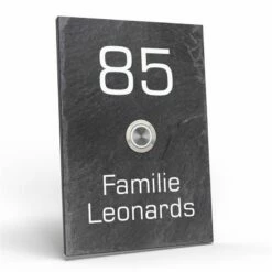 Türklingel Aus Schiefer 110x160mm Design