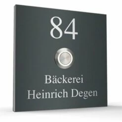 Türklingel Edelstahl 100x100mm Klingelplatte Klingelschild 5 Türklingel Edelstahl 100x100mm Klingelplatte Klingelschild -Türschilder aus Edelstahl Geschäft tuerklingel edelstahl 100x100mm klingelplatte klingelschild2
