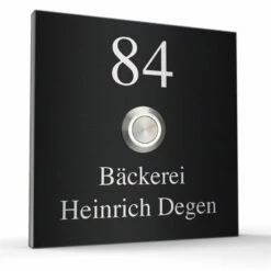 Türklingel Edelstahl 100x100mm Klingelplatte Klingelschild 6 Türklingel Edelstahl 100x100mm Klingelplatte Klingelschild -Türschilder aus Edelstahl Geschäft tuerklingel edelstahl 100x100mm klingelplatte klingelschild3