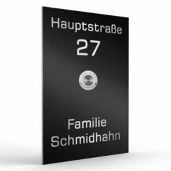 Türklingel Edelstahl 110x160mm Klingelschild -Türschilder aus Edelstahl Geschäft tuerklingel edelstahl 110x160mm klingelschild3