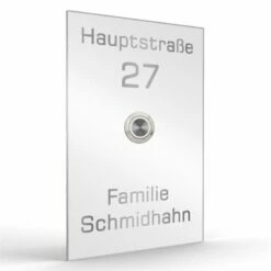 Türklingel Edelstahl 110x160mm Klingelschild -Türschilder aus Edelstahl Geschäft tuerklingel edelstahl 110x160mm klingelschild4