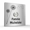 Türklingel Edelstahl 120x120mm Design Klingelplatte Klingelschild