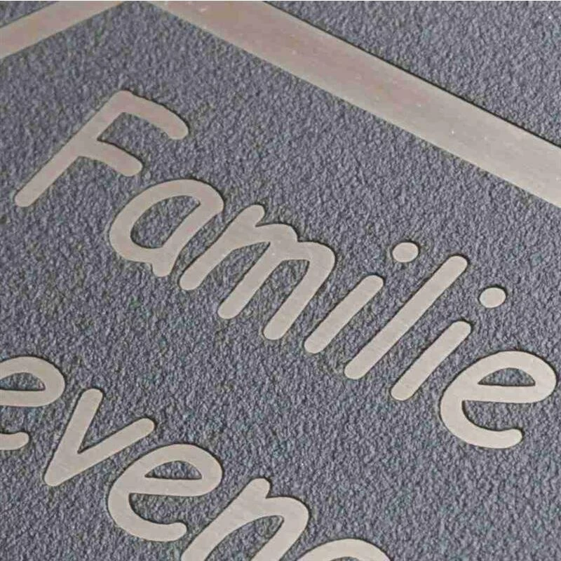 Türklingel Edelstahl 120x120mm Pulverbeschichtet Schwarz 5 Türklingel Edelstahl 120x120mm Pulverbeschichtet Schwarz – Bild 5