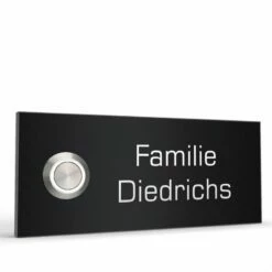 Türklingel Edelstahl 120x50mm Klingelschild -Türschilder aus Edelstahl Geschäft tuerklingel edelstahl 120x50mm klingelschild3