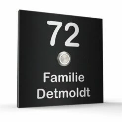 Türklingel Edelstahl 150x150mm Klingelplatte Klingelschild Simmanski -Türschilder aus Edelstahl Geschäft tuerklingel edelstahl 150x150mm klingelplatte klingelschild simmanski3