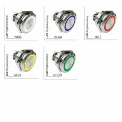 Türklingel Edelstahl 60x60mm Mit 35mm LED Taster 5 Türklingel Edelstahl 60x60mm Mit 35mm LED Taster -Türschilder aus Edelstahl Geschäft tuerklingel edelstahl 60x60mm mit 35mm led taster3