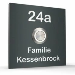 Türklingel Edelstahl 70x70mm Klingelplatte Klingelschild 5 Türklingel Edelstahl 70x70mm Klingelplatte Klingelschild -Türschilder aus Edelstahl Geschäft tuerklingel edelstahl 70x70mm klingelplatte klingelschild2