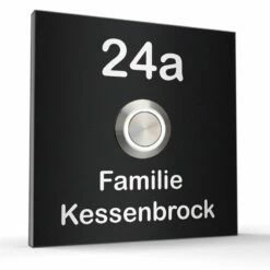 Türklingel Edelstahl 70x70mm Klingelplatte Klingelschild 6 Türklingel Edelstahl 70x70mm Klingelplatte Klingelschild -Türschilder aus Edelstahl Geschäft tuerklingel edelstahl 70x70mm klingelplatte klingelschild3