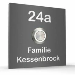 Türklingel Edelstahl 70x70mm Klingelplatte Klingelschild 7 Türklingel Edelstahl 70x70mm Klingelplatte Klingelschild -Türschilder aus Edelstahl Geschäft tuerklingel edelstahl 70x70mm klingelplatte klingelschild4