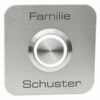 Türklingel Edelstahl 70x70mm Mit 35mm LED Taster