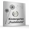 Türklingel Edelstahl 80x80mm Design Klingelplatte Klingelschild Pusti