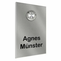 Türklingel Klingelplatte Pfostenklingel 50x80mm Tiggy2