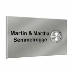 Türklingel Klingelplatte Pfostenklingel 80x50mm Tiggy4