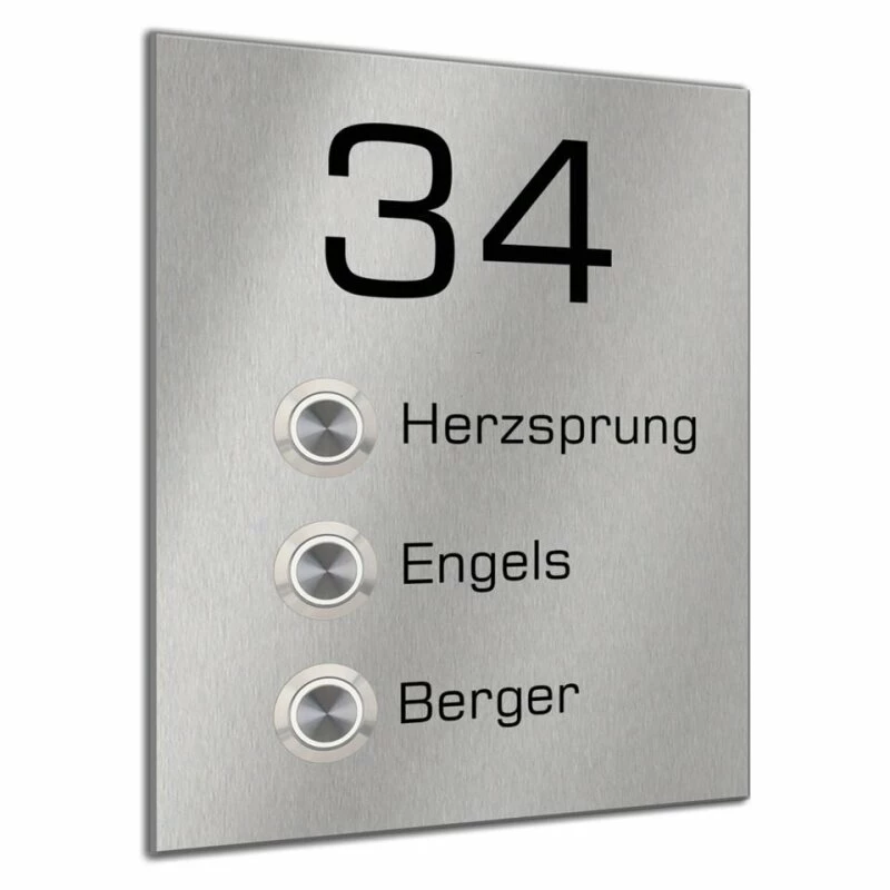 Türklingel Mehrfamilien 200x260mm Für 3 Familienhaus 1 Türklingel Mehrfamilien 200x260mm Für 3 Familienhaus