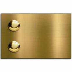 Türklingel Messing 140x90mm 4mm Stärke Ohne Beschriftung -Türschilder aus Edelstahl Geschäft tuerklingel messing 140x90mm 4mm staerke ohne beschriftung2