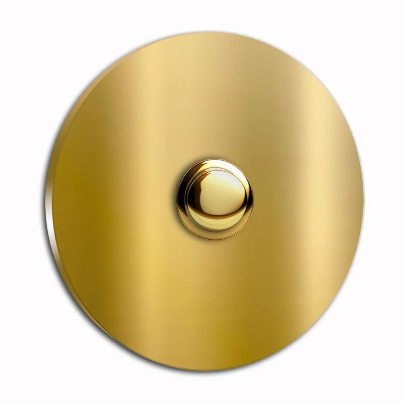 Türklingel Messing Rund 70mm Durchmesser 4mm Stärke Ohne Beschriftung 1 Türklingel Messing Rund 70mm Durchmesser 4mm Stärke Ohne Beschriftung