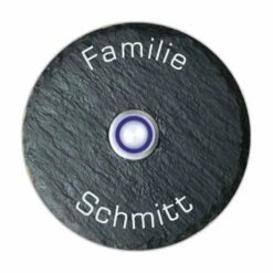 Türklingel Naturschiefer Durchmesser 100mm Rund