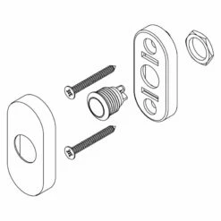 Türklingel Oval 65x30x10 Mm Edelstahl Gebürstet -Türschilder aus Edelstahl Geschäft tuerklingel oval 65x30x10 mm edelstahl gebuerstet3