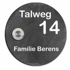 Türklingel Schiefer 200mm Durchmesser Luxus Version