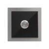 Türklingel Schwarz 100x100mm Schwarz RAL 9005 MICHAEL