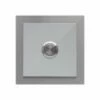 Türklingel Silber 100x100mm Pulverbeschichtet Silber RAL 9006 Metallic