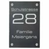 Türschild Aus Natur Schiefer 200x300 Mm Inkl. Beschriftung Street